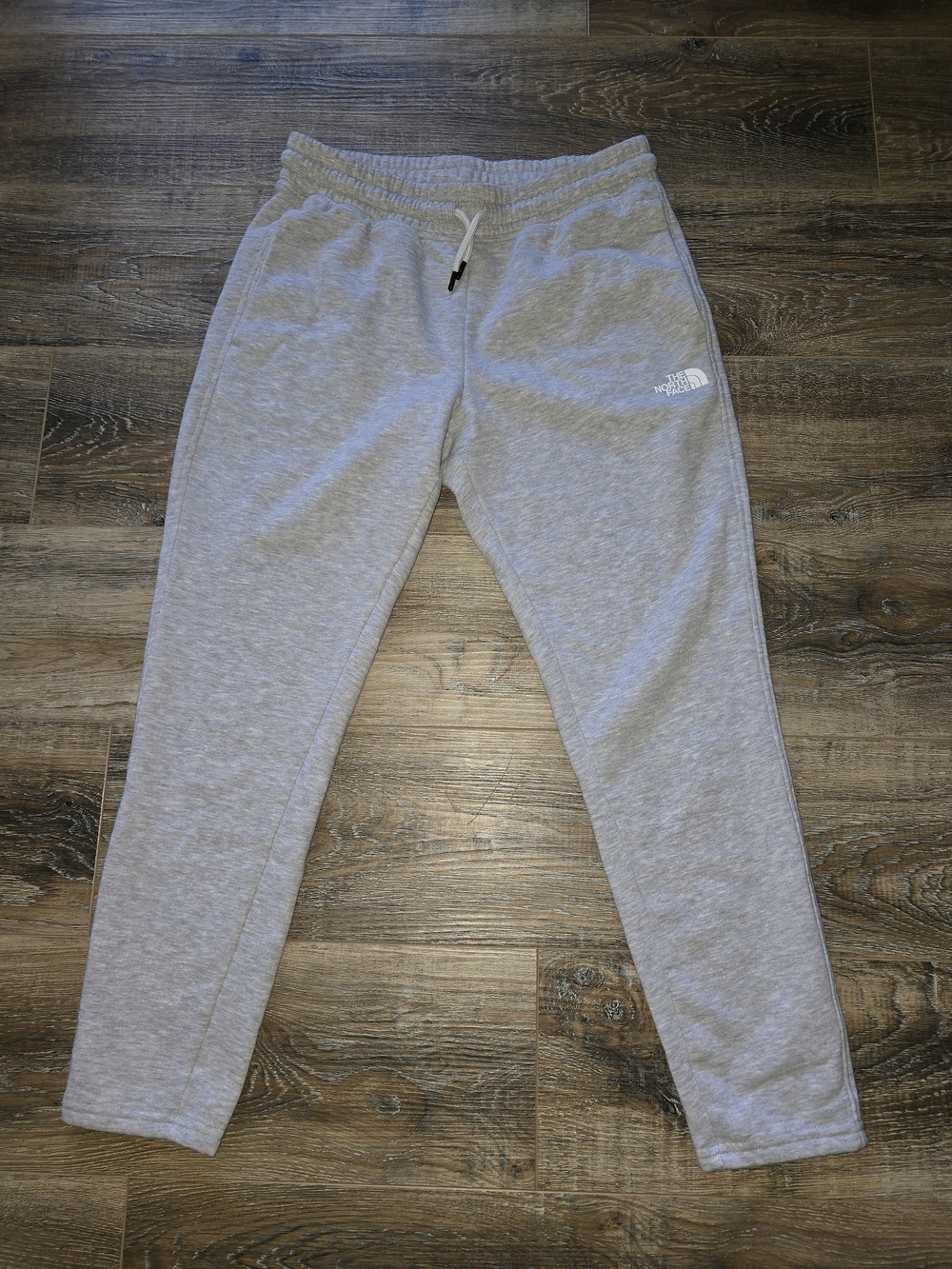 The North Face Womens Heather Gray Fleece Jogger Sweatpants Medium Cozy Gorpcore